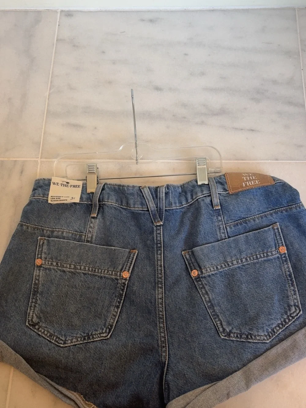 Free people denim shorts